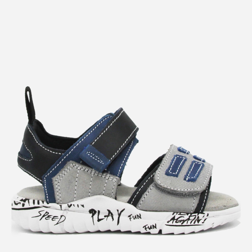 

Сандалии VUVU KIDS Light grey NBK/Navy and black 3728 26 (9.5) 8.5 Серый/Синий/Черный