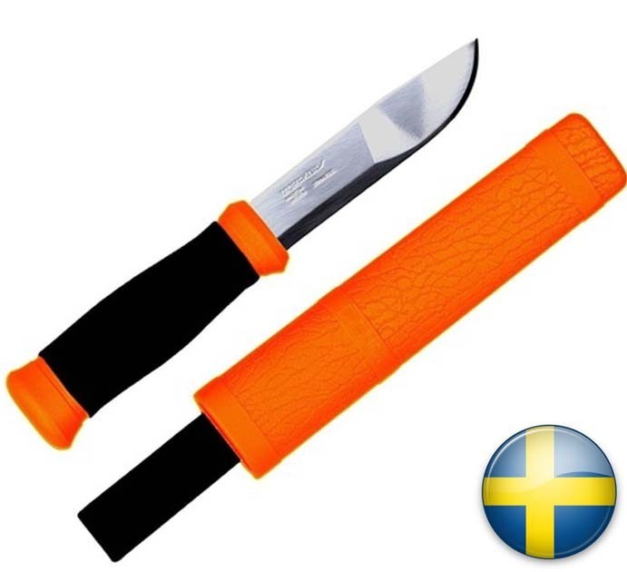 

Туристический нож Morakniv Outdoor 2000 stainless steel для охоты и рыбалки Orange (12057)