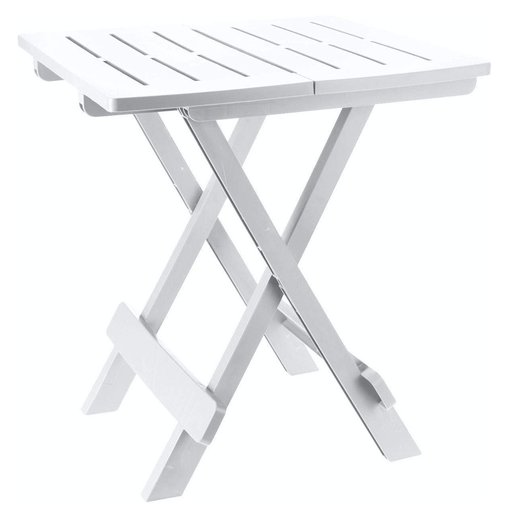 

Мебель Стол раскладной leroy Agile 11915652 белый 44х44х50 см