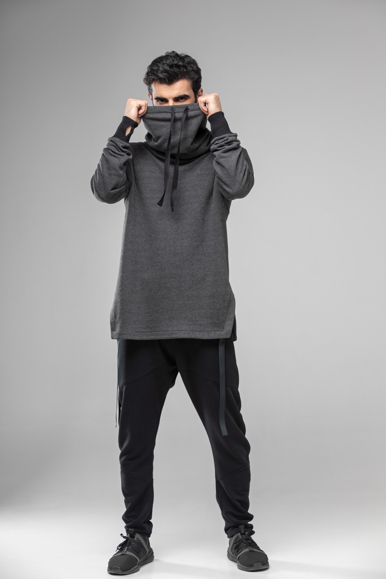

Свитшот Midnight A0165 Psychodelic Hoodie S Серый