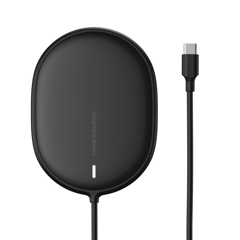 

Бездротовий зарядний пристрій Baseus Light Magnetic Wireless Charger Black Модуль для БЗП (WXQJ-01)