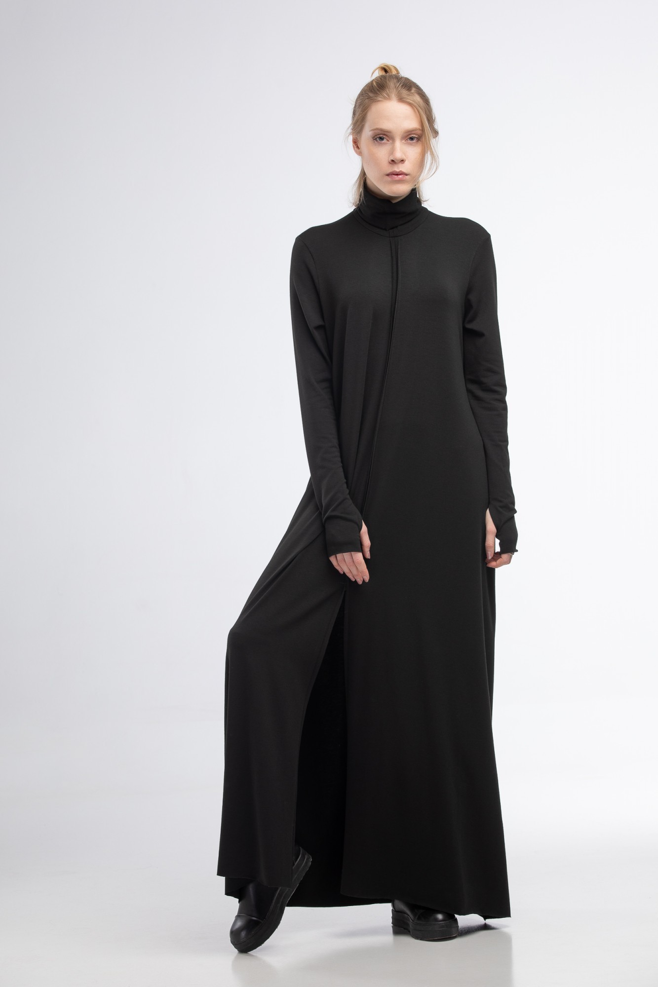 

Платье Midnight A0208 Turtleneck dress  Черное, Платье Midnight A0208 Turtleneck dress M Черное
