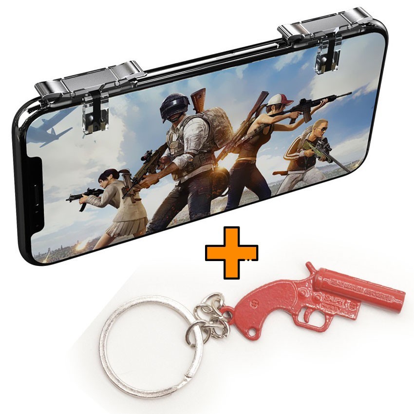 

Игровые контроллеры Marpiel T10S (геймпад триггеры курки для смартфона для PUBG) + Flare Gun