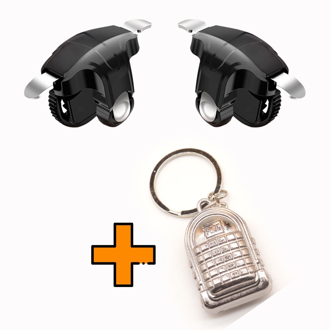 

Игровые контроллеры Marpiel HX Black (геймпад триггеры курки для смартфона для PUBG) + рюкзак 3 уровня