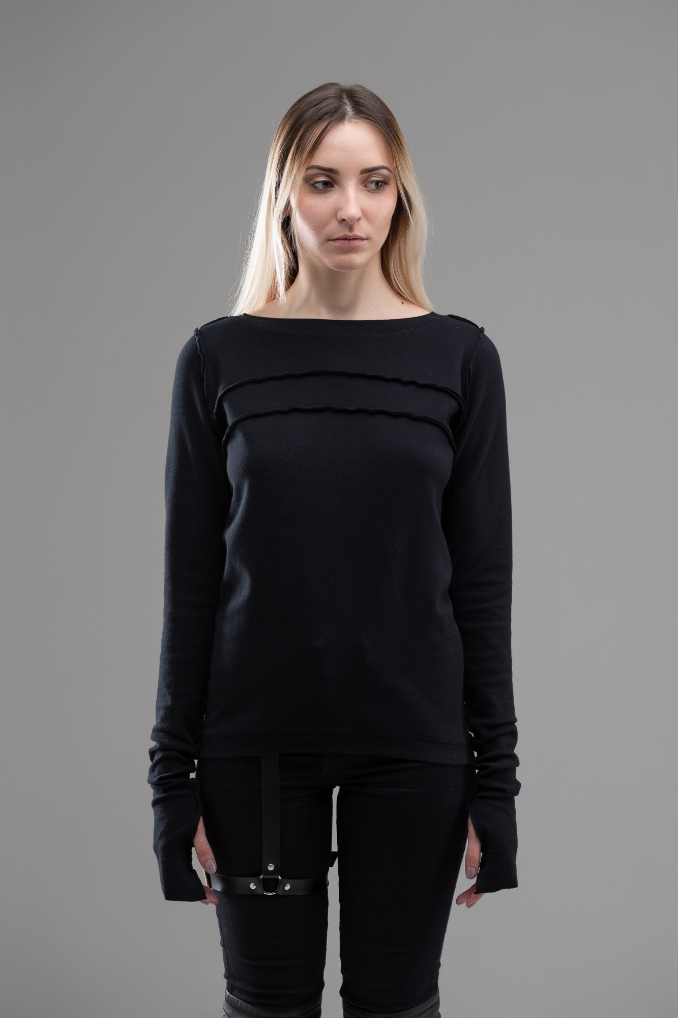 

Свитшот Midnight A0212 Gothic Sweater  Черный, Свитшот Midnight A0212 Gothic Sweater XL Черный