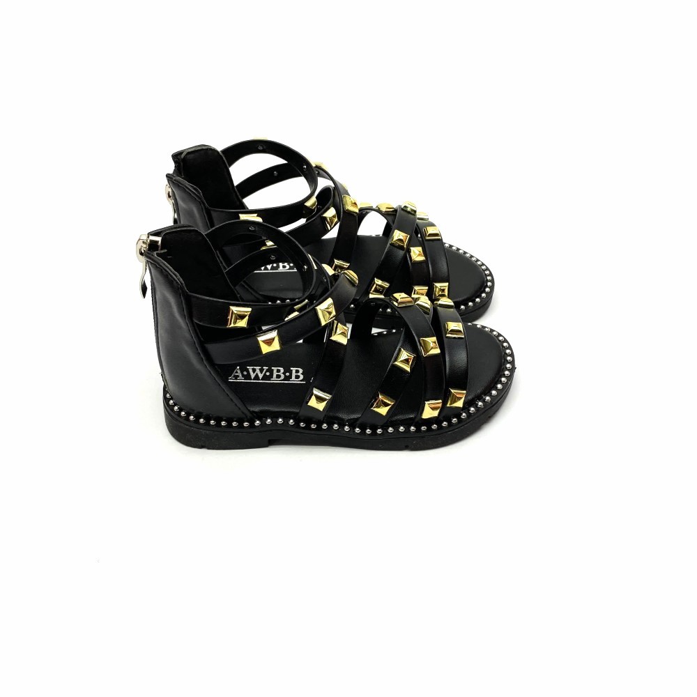 

Босоножки для девочек AWBB Space 22 14.2 см Black 811