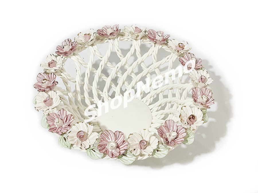 

Фарфоровая декоративная корзина Alazar Flora С0242