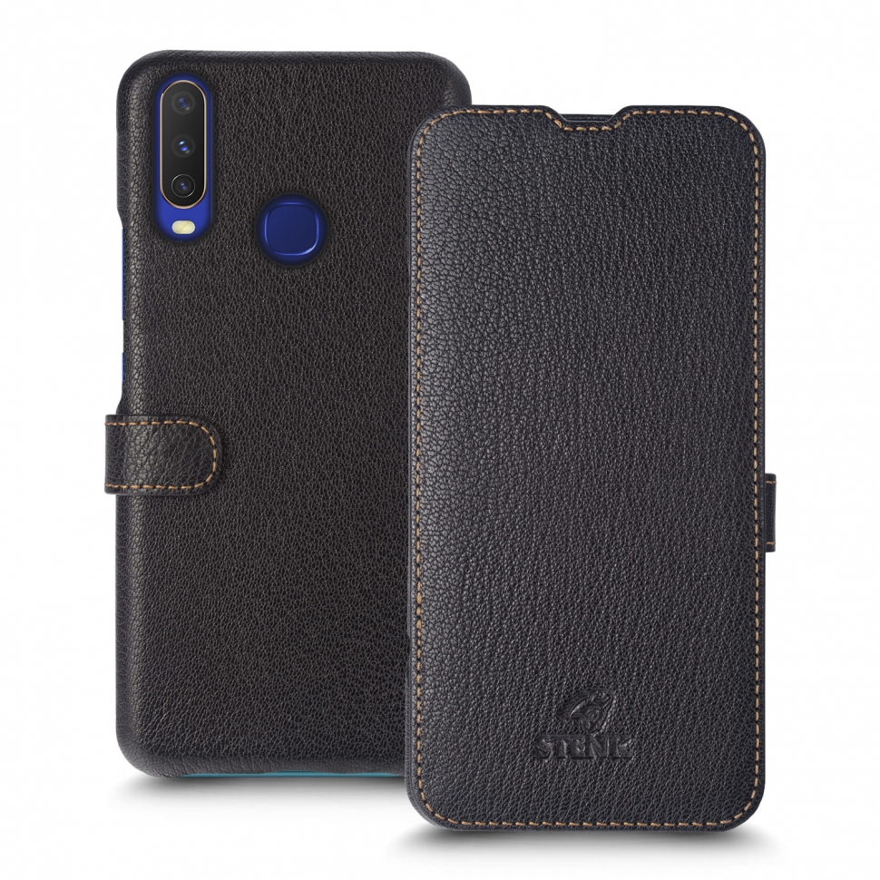 

Чехол книжка Stenk Premium для Vivo Y15 Чёрный