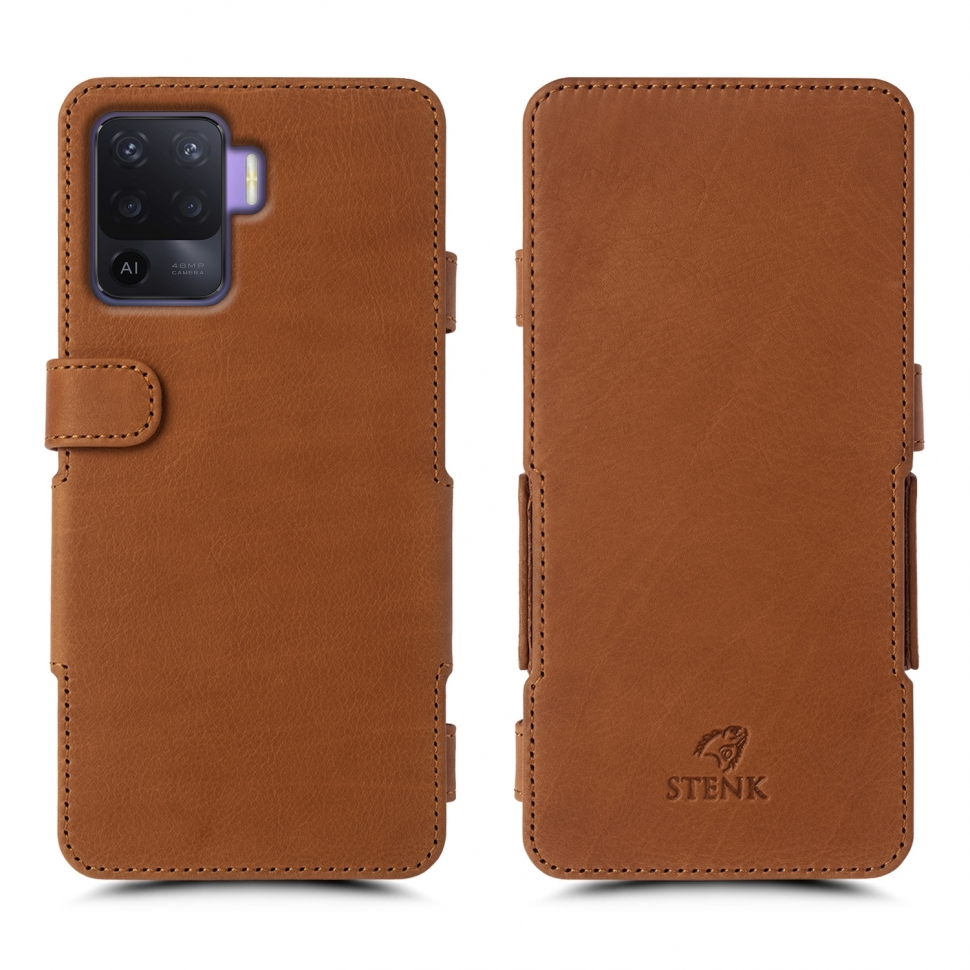 

Чехол книжка Stenk Prime для OPPO Reno5 Lite Camel