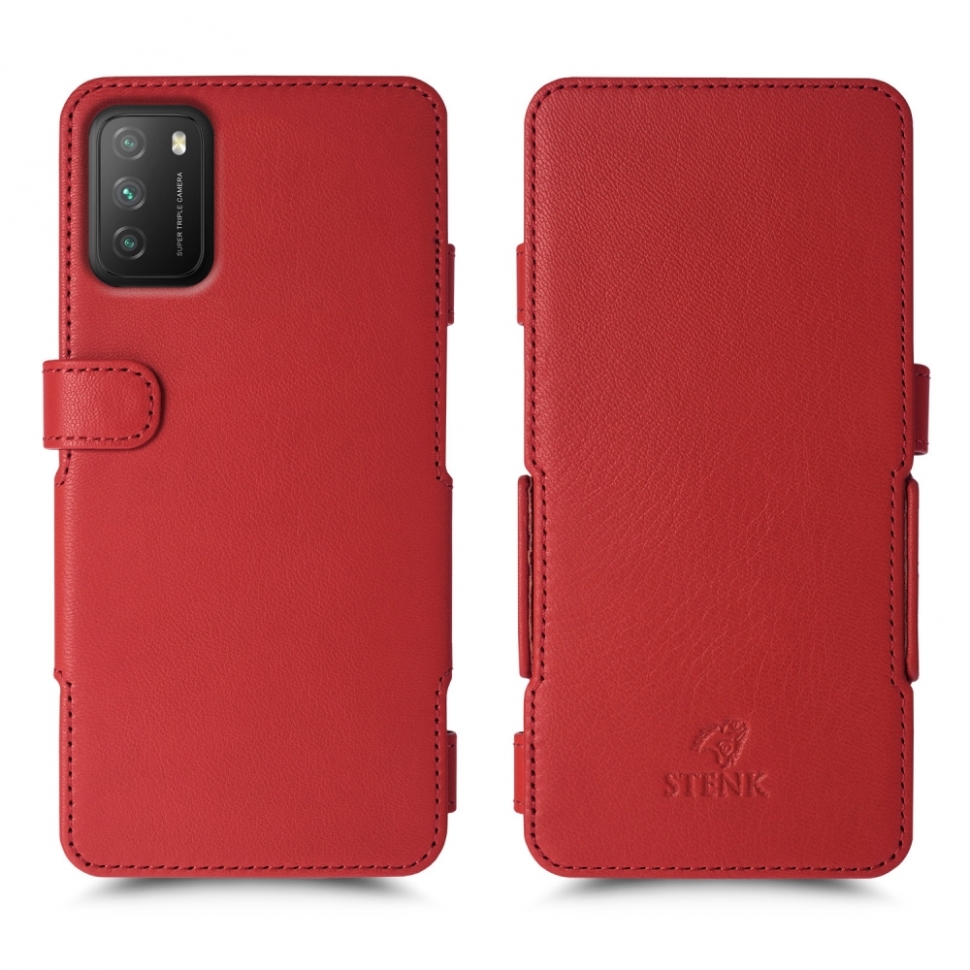 

Чехол книжка Stenk Prime для Xiaomi Poco M3 Красный