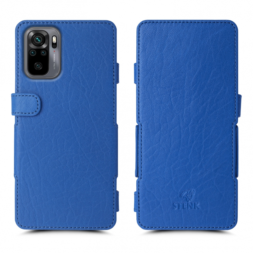 

Чехол книжка Stenk Prime для Xiaomi Redmi Note 10 Ярко-синий