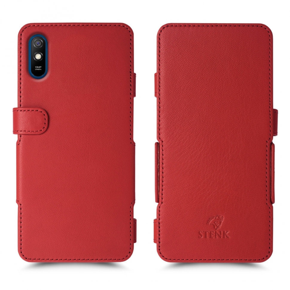 

Чехол книжка Stenk Prime для Xiaomi Redmi 9A Красный