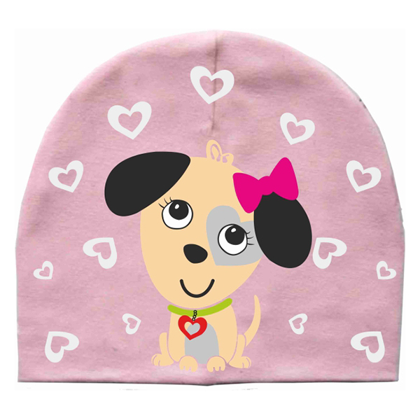 

Демисезонная трикотажная шапка PUPPY BE SNAZZY CDL-121046-LtPink нежно-розовый (CDL-121046-LtPink-48-54)