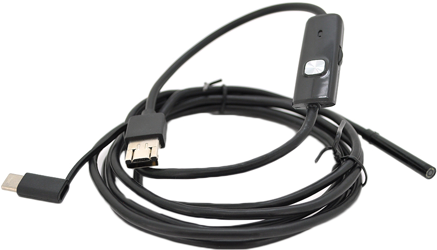 

Ендоскоп Voltronic HD 3 in 1 MicroUSB/PC жорсткий дріт 2 м