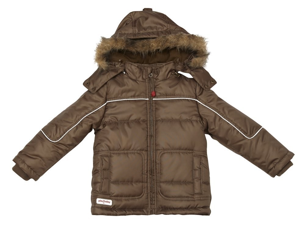 куртка коричневая детская