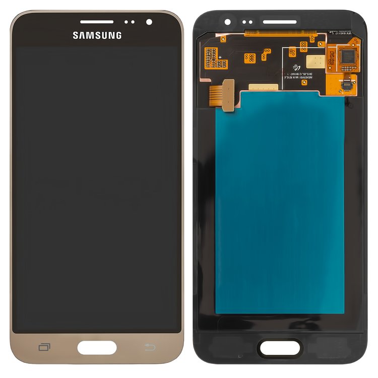 

Дисплей для Samsung J320 Galaxy J3 (2016) OLED с сенсором золотой
