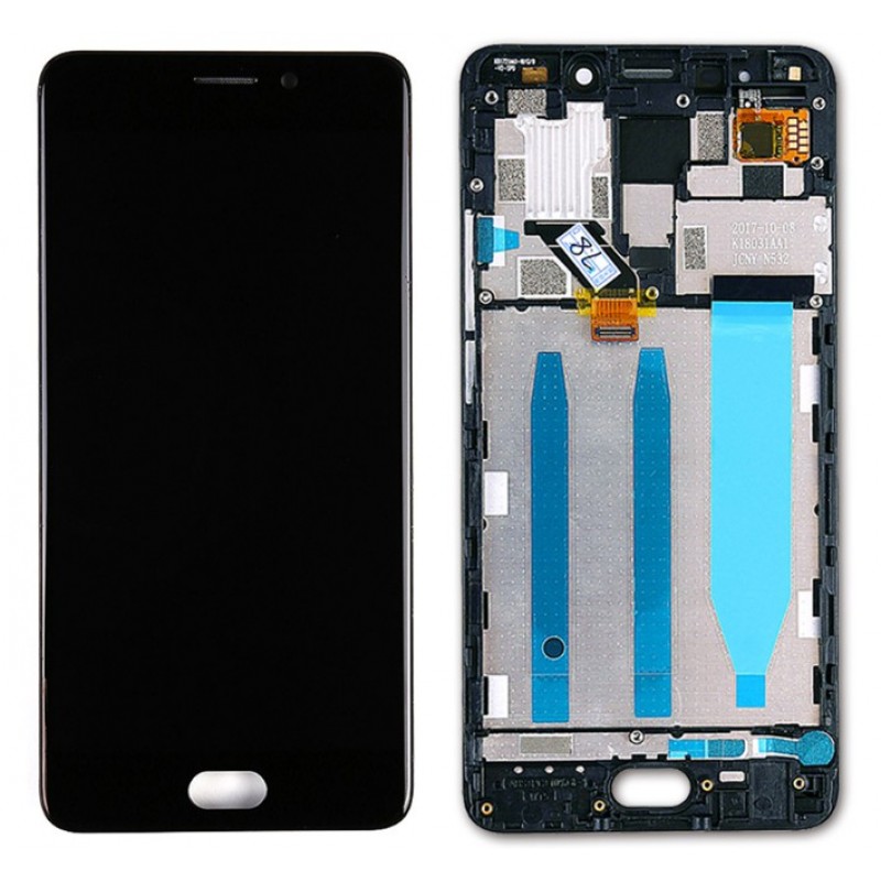 

Дисплей для Meizu M6 Note с сенсором и рамкой черный