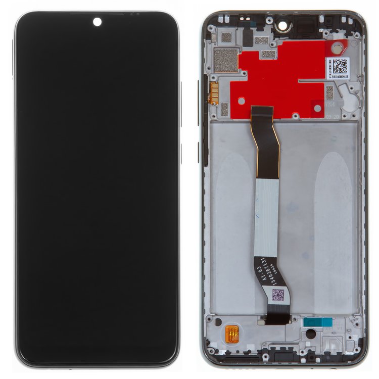 

Дисплей для Xiaomi Redmi Note 8T с сенсором черный и рамкой