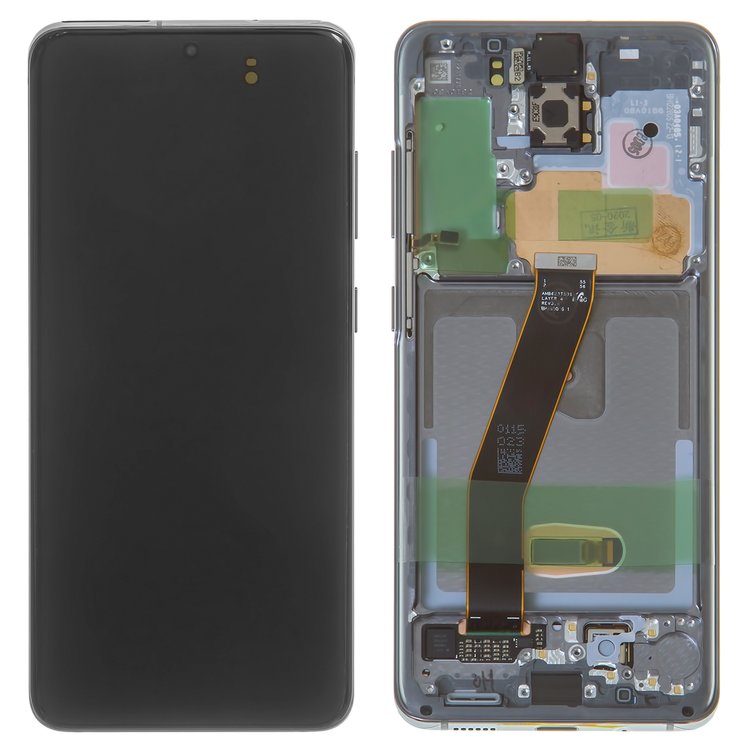 

Дисплей для Samsung GH82-22123A G980 Galaxy S20 с сенсором серый и рамкой сервисный