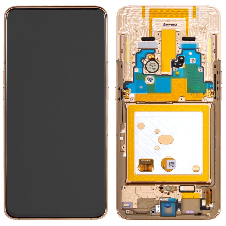 

Дисплей для Samsung GH82-20348C A80 / A805 (2019) с сенсором золотой и рамкой сервисный