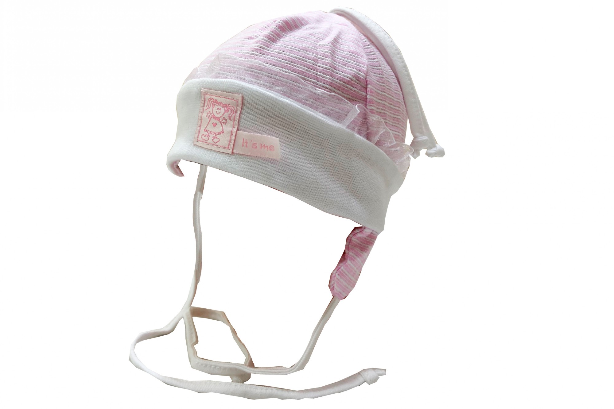 

Шапка с завязками Maja Bajeczka 46 см Розовый 9853