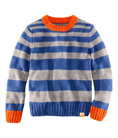 

Светр H&M 134/140 сіро-синій (смугастий) 79-7059