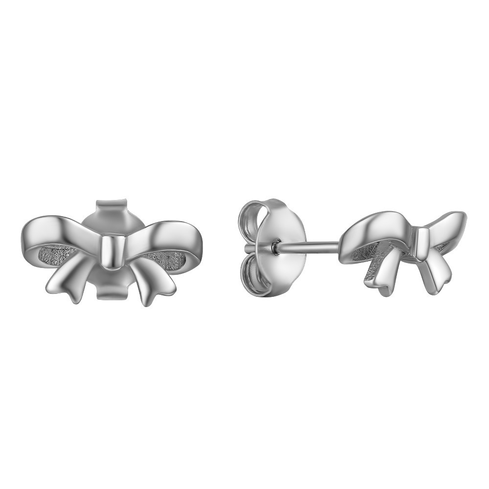 

Серьги TOP SILVER Бантик 520156б