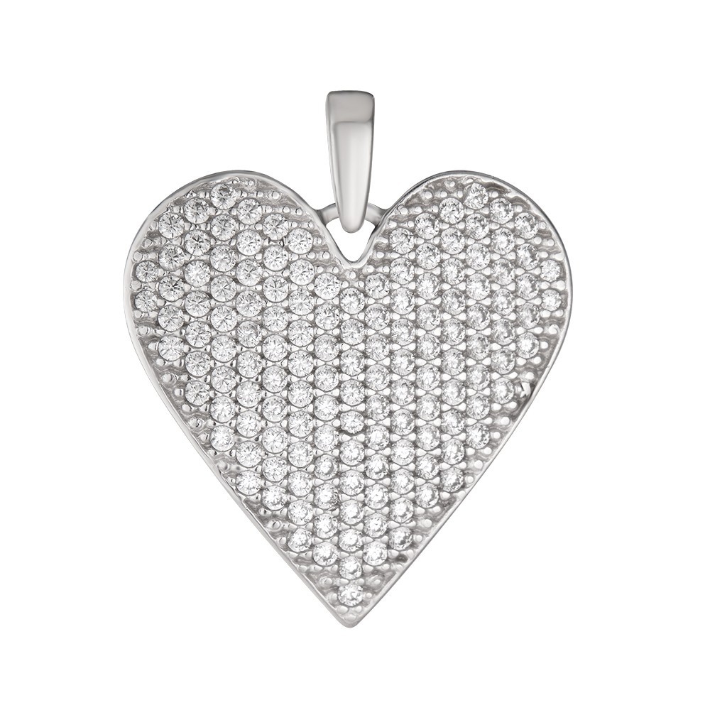 

Кулон из серебра с куб. циркониями TOP SILVER Б1300П