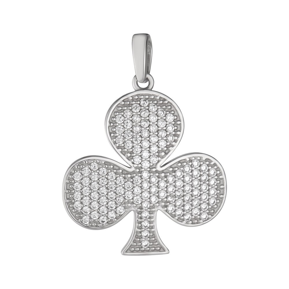 

Кулон из серебра с куб. циркониями TOP SILVER Б1301П