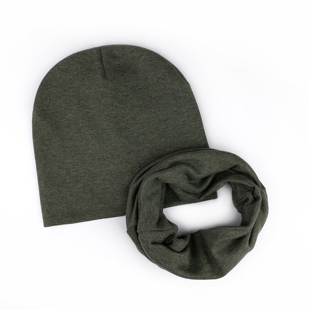 

Демисезонный Комплект Шапка и Хомут Мэрин 48-52см 01741 Хаки меланж Talvi