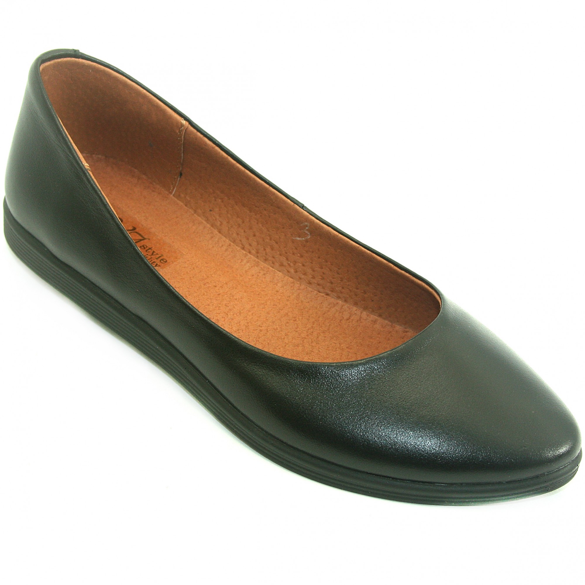 

Женские балетки EVA Style 227 00Ева-111 38 черные