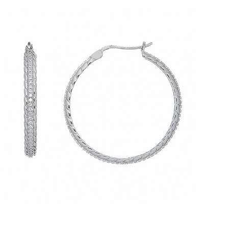 

Серьги из серебра с куб. циркониями 143758