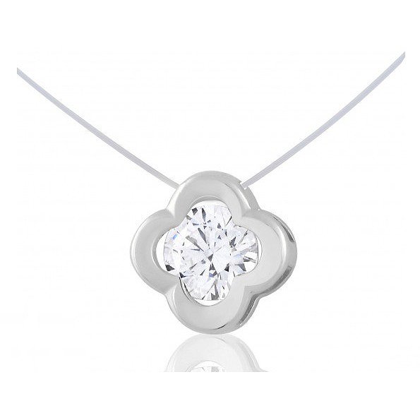 

Колье из белого золота с Swarovski Zirconia 1659966, размер 40