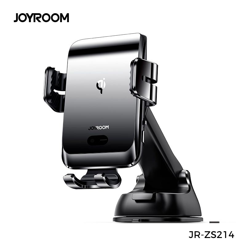 

Автодержатель для телефона в авто JOYROOM с беспроводной зарядкой JR-ZS214 |4.7-6.8", 15W| Black