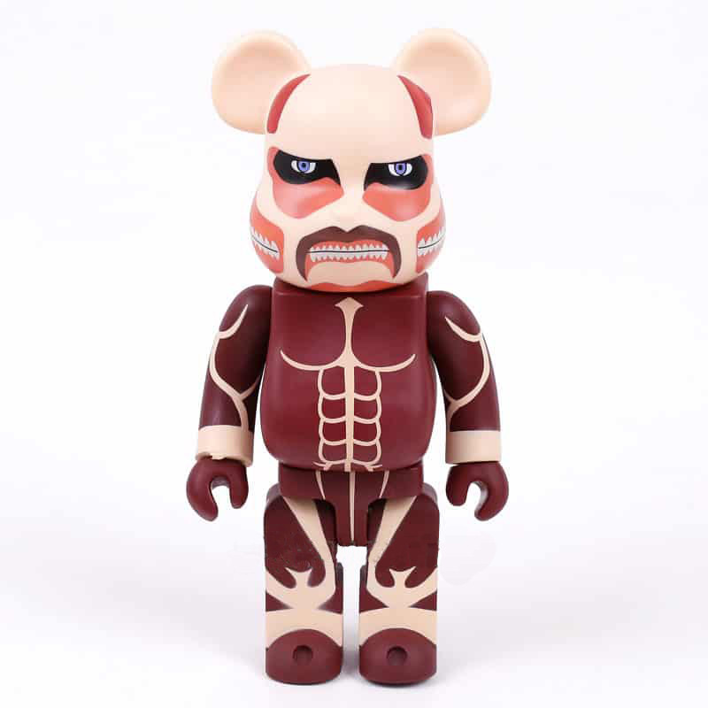 

Дизайнерская Игрушка Беарбрик Кавс Bearbrick Kaws Фигурка Мрачный Bearbrick 400 % (высота около 28 см)