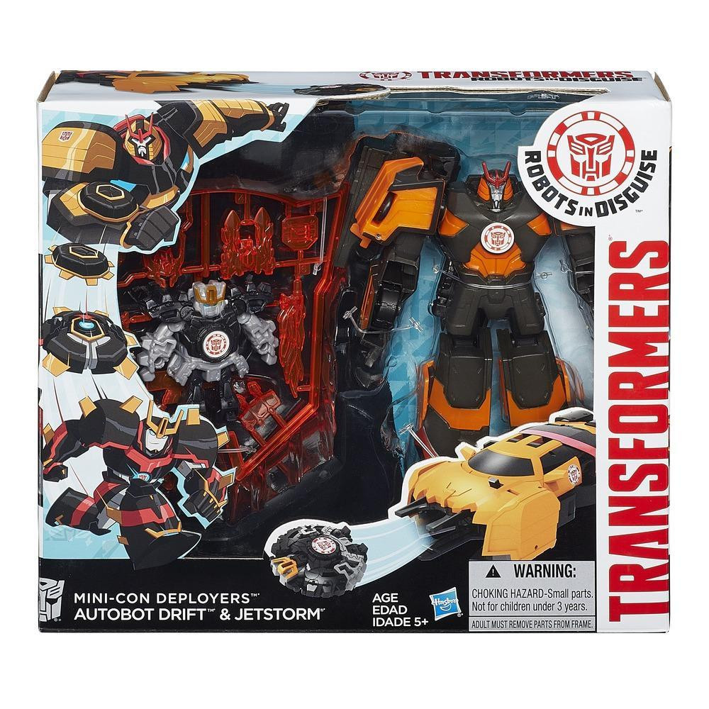 

Трансформеры Миникон Деплойерс Дрифт и Джетсторм - Drift&Jetstorm, RiD, Hasbro