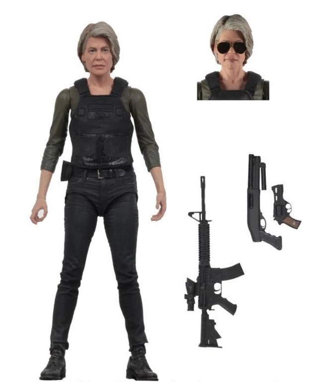 

Игровая коллекционная Фигурка Сара Коннор с аксессуарами 18 см - Sarah Connor Terminator Dark Fate Ultimate NECA