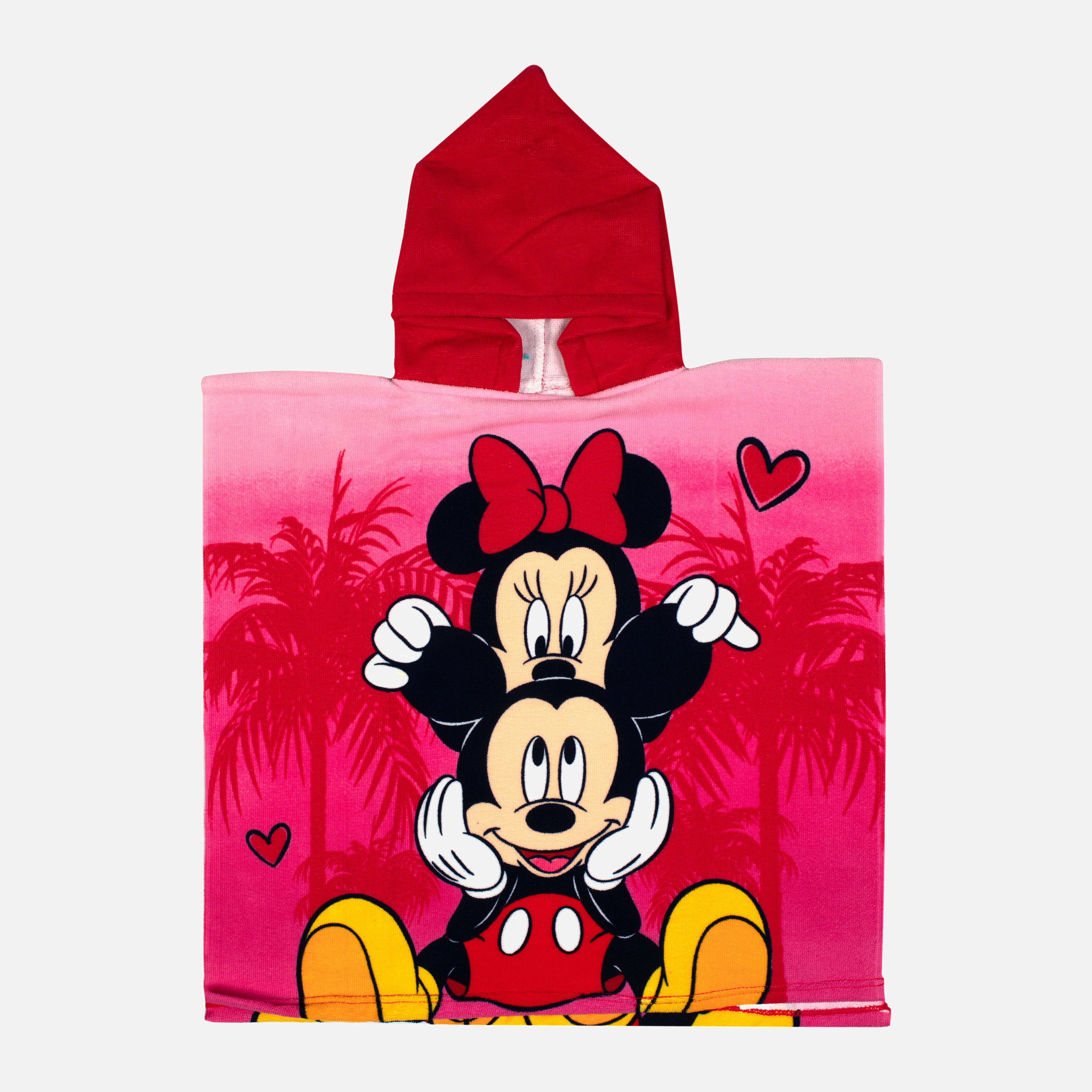 

Пончо-полотенце Disney Dis Mf 52 46 8461 55x110 см Розовое