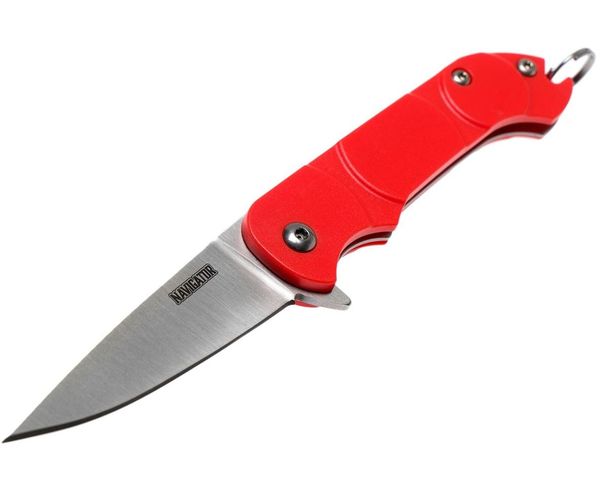 

Нож складной карманный Ontario OKC Navigator Red 8900RED (Liner Lock, 60/138 мм)