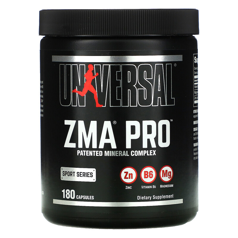 

Витамины Universal Nutrition ZMA Pro 180 капсул (4384303410)