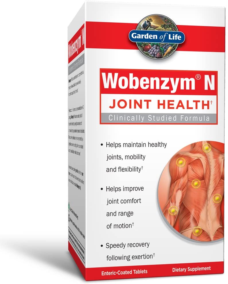

Хондропротектор Garden of Life Wobenzym N 200 таблеток (4384303400)