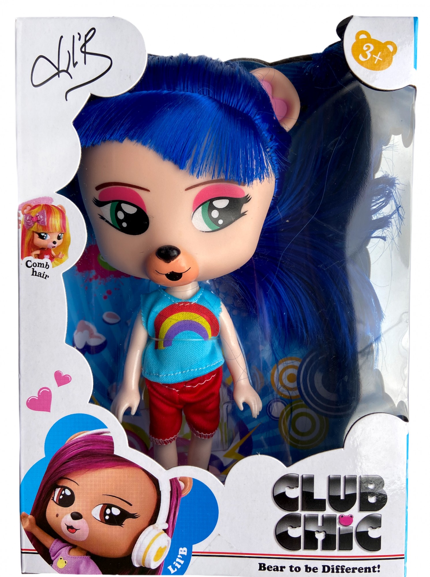 

Кукла "Club chic Dolls" №01911-1 с длинными волосами 15см