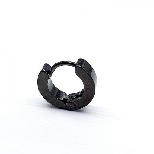 

Серьга унисекс Steel Evolution из медицинской стали с PVD покрытием черная 0547 B
