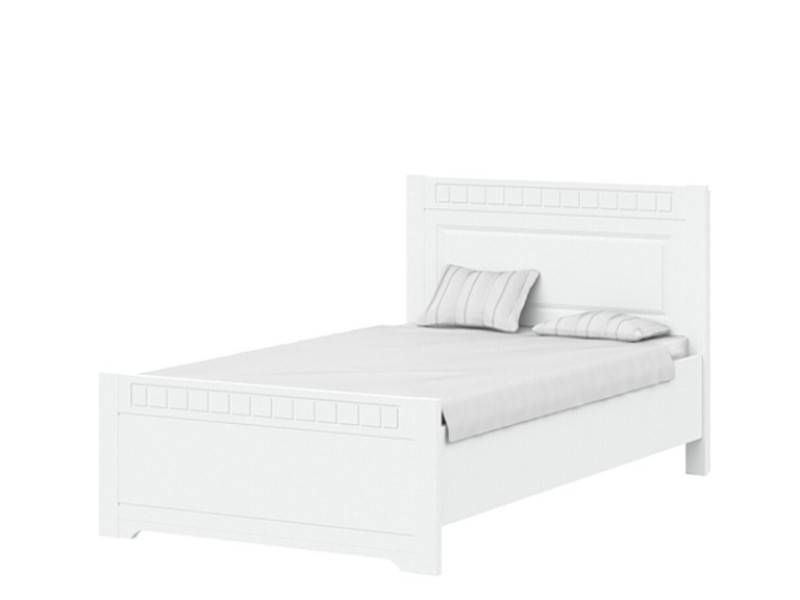 

Односпальная кровать Decodom Type P 120 Tirol 120х200 без ламелей arctic white (tirol 120a)