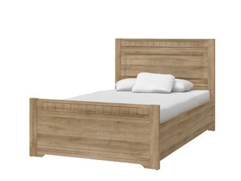 

Односпальная кровать Decodom Type P 120 Tirol 120х200 без ламелей oak riviera (tirol 120o)