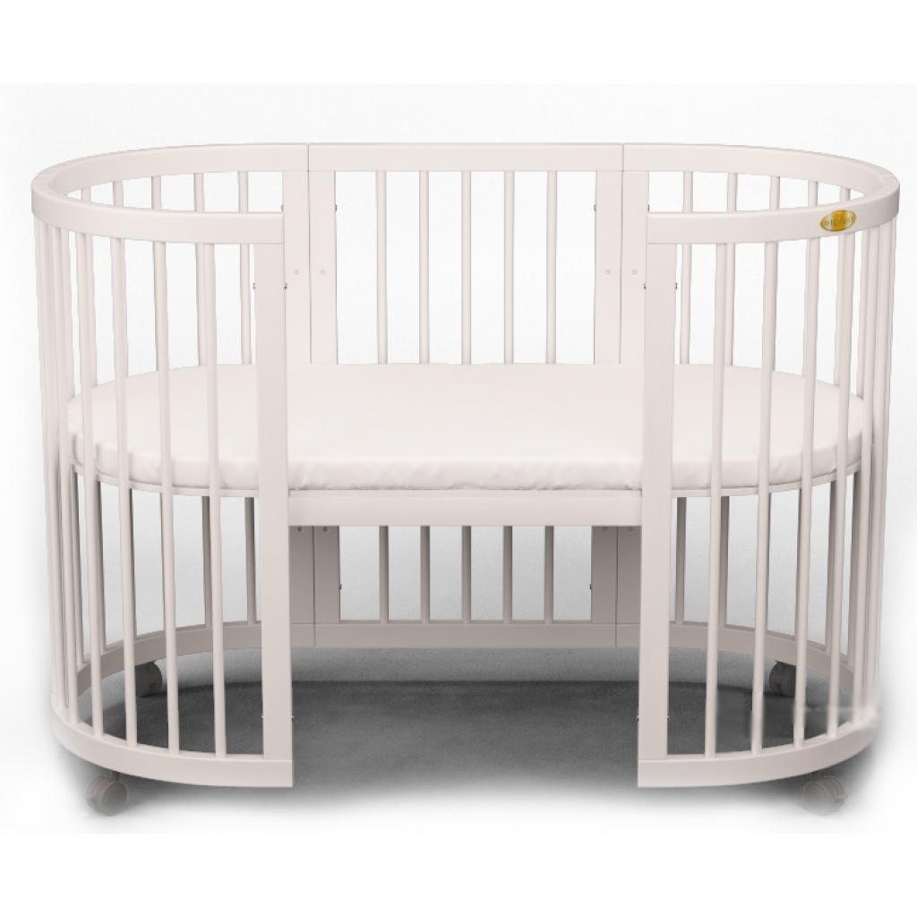 

Кроватка Ingvart SMART BED OVAL молочный (1609001)