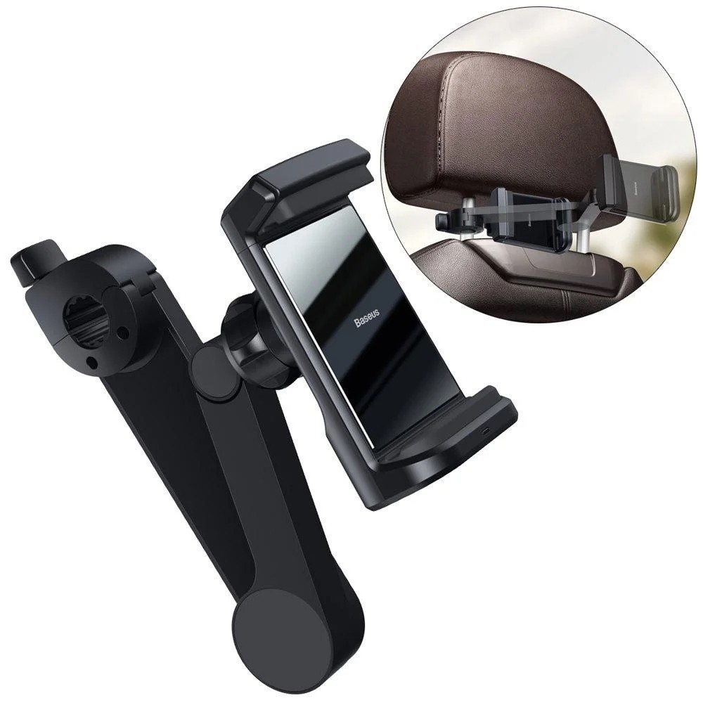 

Держатель на подголовник с беспроводной зарядкой Baseus Energy Storage Backseat Holder Wireless Charger 15W.