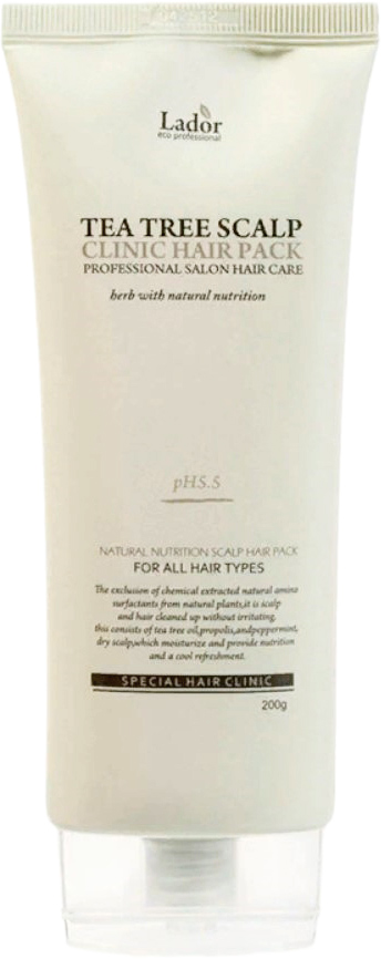 Маска для кожи головы La'dor Tea Tree Scalp Clinic Hair Pack с ...