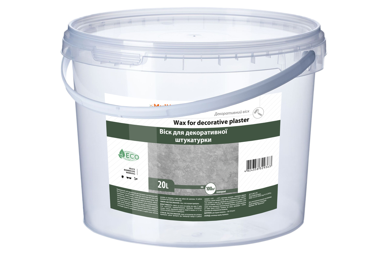 

Воск для декоративной штукатурки Wax for decorative plaster 20 л