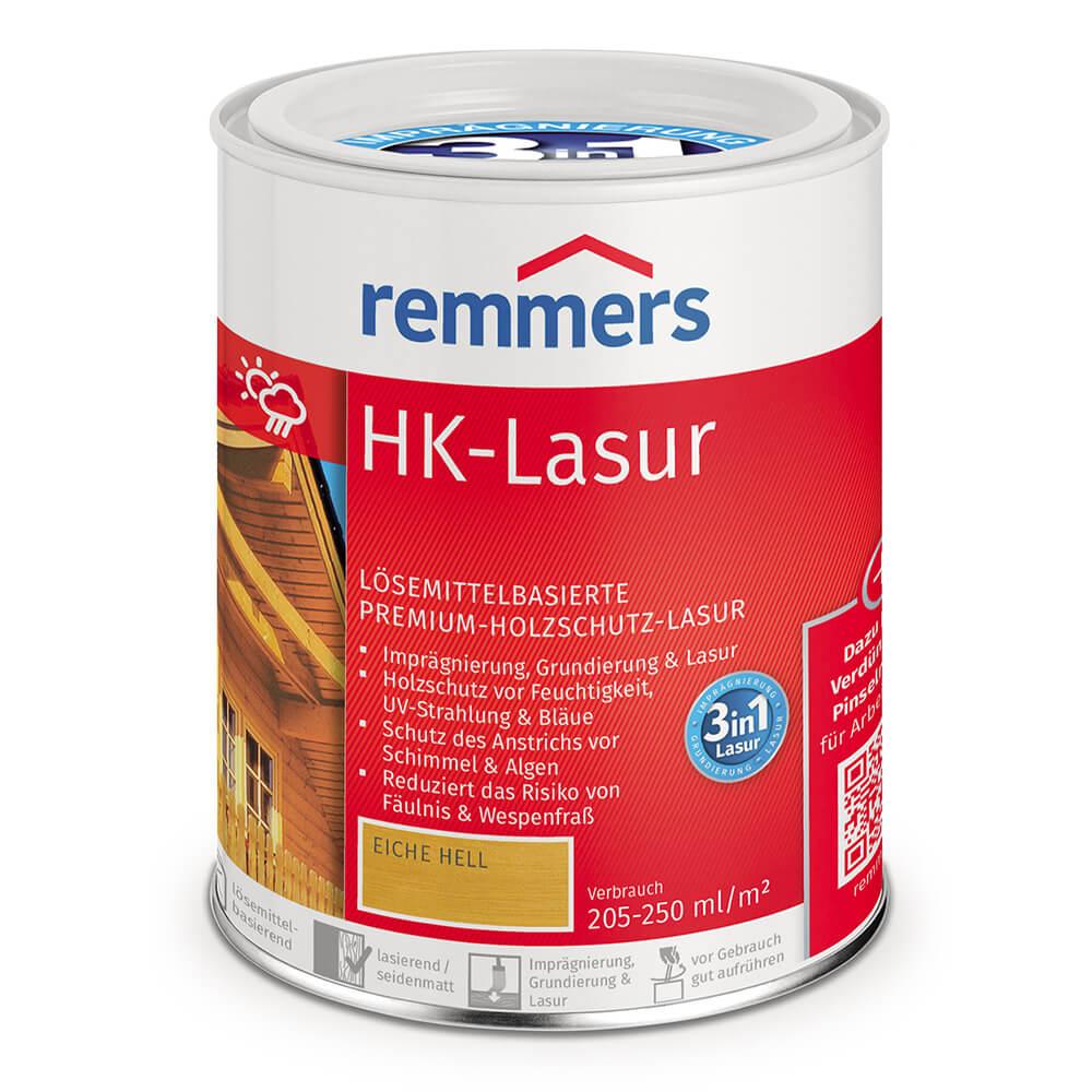 

Лазурь для деревянных домов HK-Lasur Remmers (колір:eiche hell)